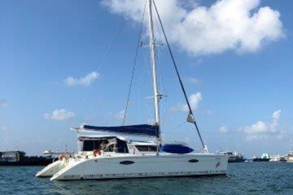 Fountaine Pajot Eleuthera 60 for sale in Sierra Leone for €350,000 (£318,602) Fountaine Pajot Eleuthera 60 for sale in Sierra Leone for €350,000 (£318,602)