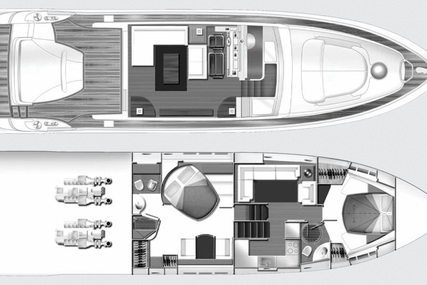 Azimut Yachts 62 S for sale in France for €480,000 (£417,228)