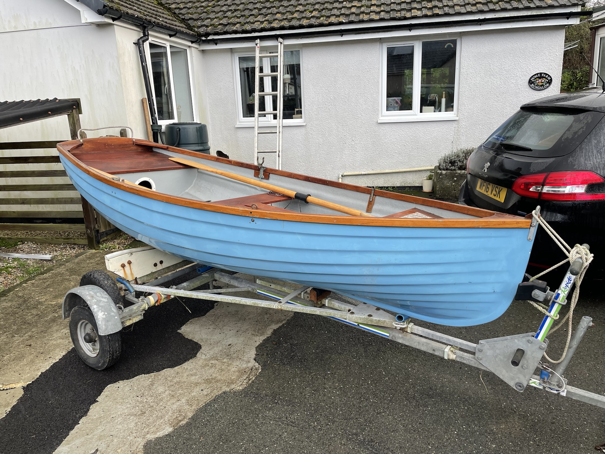 Custom GRP clinker sailing dinghy for sale in United Kingdom