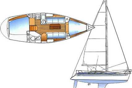 Bavaria 31 for sale in Croatia for €31,500 (£27,613)