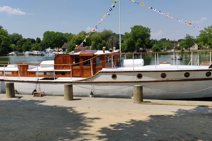 James Silver to a John Bain design Dunkirk Little Ship for sale in France for £65,000